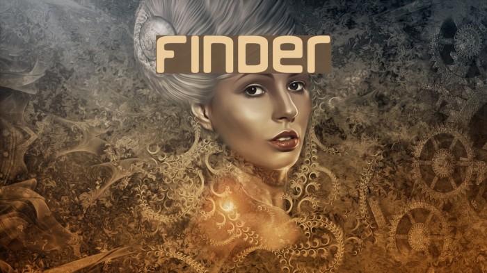 Finder Шрифта examples