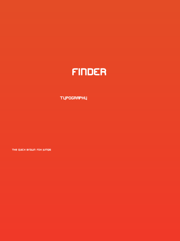 Finder Poster