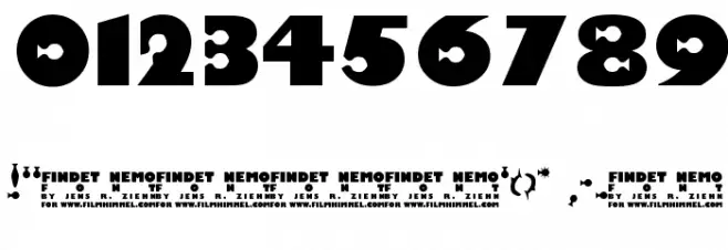 Findet-Nemo Font OTHER CHARS