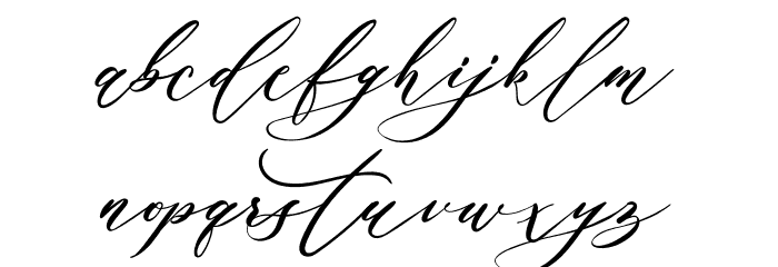 Finding Beauty Personal Use Font LOWERCASE