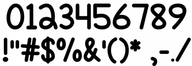 Fine Again Font OTHER CHARS