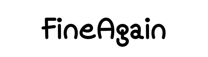 Fine Again لخطوط تنزيل