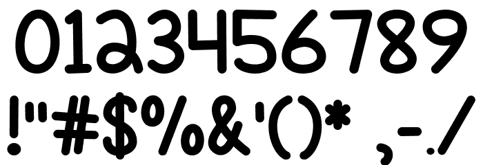 Fine Again Font OTHER CHARS
