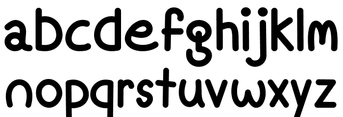 Fine Again Font LOWERCASE