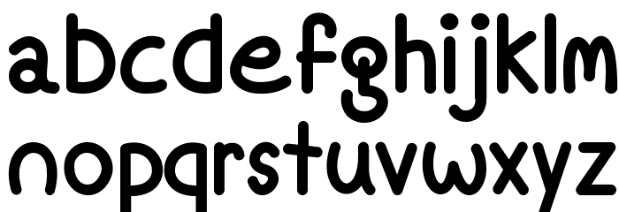 Fine Again Font LOWERCASE