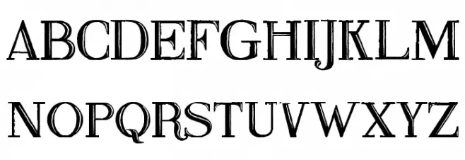 Fine Blackboard Schriftart Groß