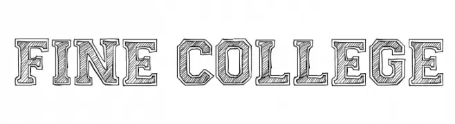 Fine College  Frei Schriftart Herunterladen