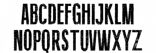 Fine Eroded フォント 大文字