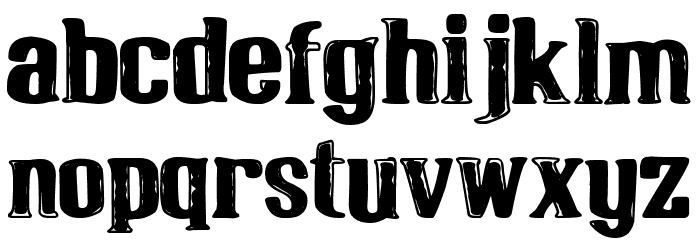 Fine Garden Hotel Font LOWERCASE