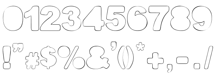 Fine Homage Font OTHER CHARS