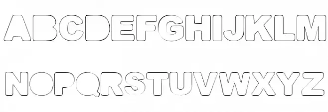Fine Homage Schriftart Groß
