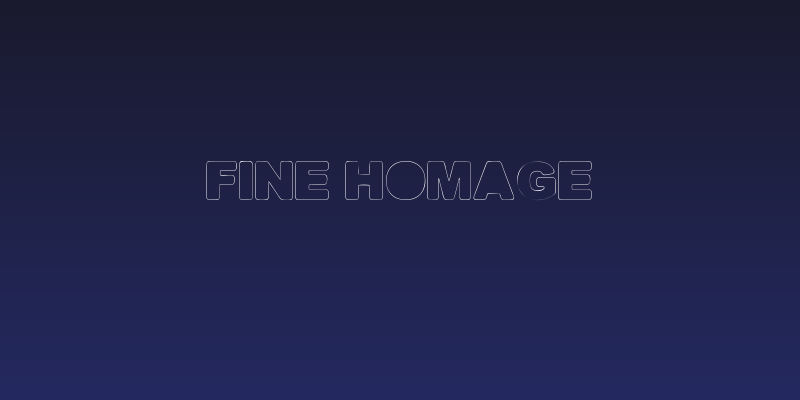Fine Homage Social Header