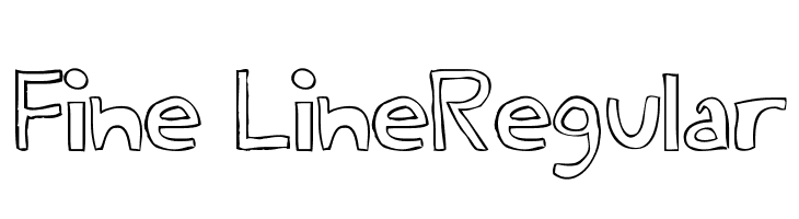 Fine LineRegular Font