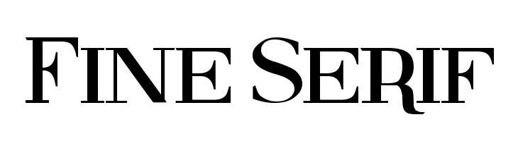 Fine Serif  免费字体下载