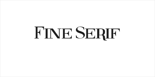 Fine Serif Logo