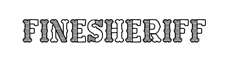 Fine Sheriff Шрифта