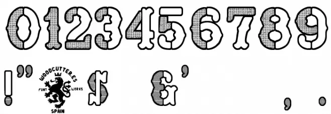 Fine Sheriff Шрифта ДРУГИЕ символов