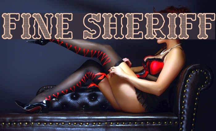 Fine Sheriff Font examples