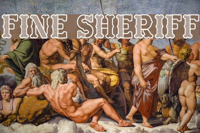 Fine Sheriff Font examples
