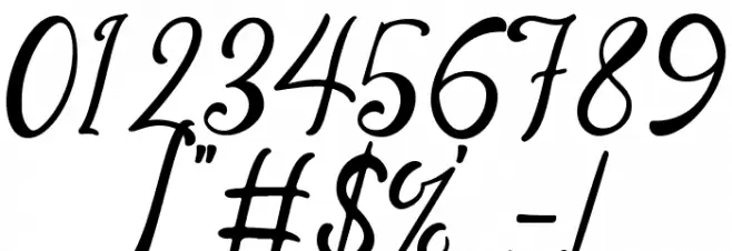 Fine Spring Font OTHER CHARS