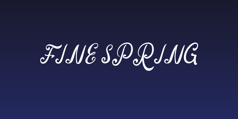 Fine Spring Social Header