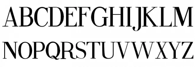 Fine Style 字体 大写