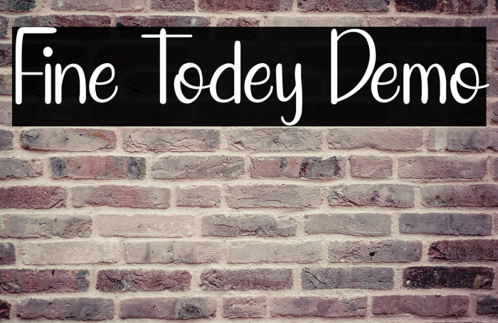 Fine Todey Demo Example 3