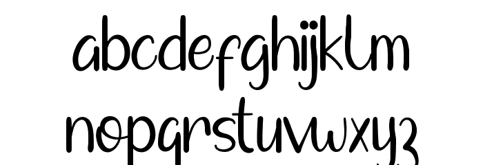 Fine Todey Demo Font LOWERCASE