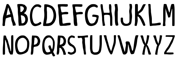 Fine 'Tooning Font LOWERCASE