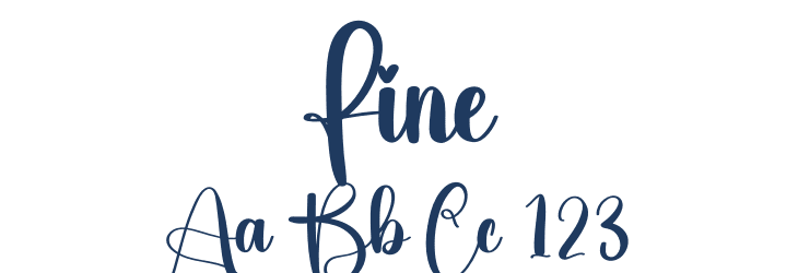 Fine Font Preview