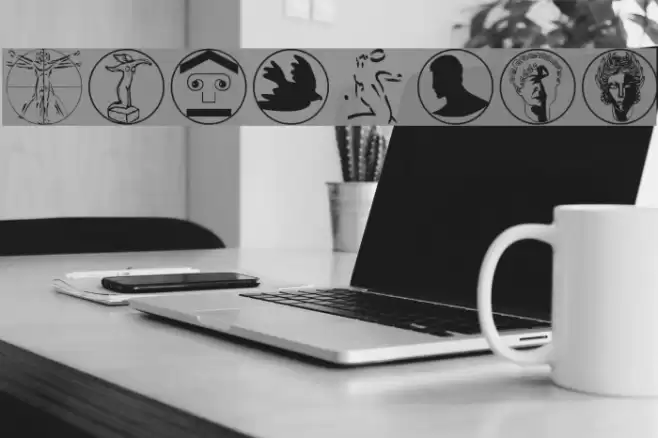 FineArts Font examples