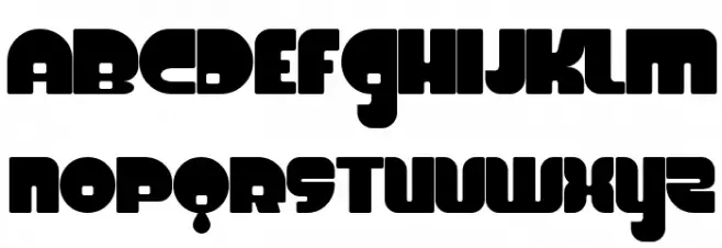 FineOMite Schriftart Groß