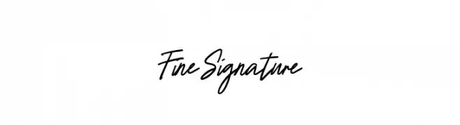 FineSignature Font