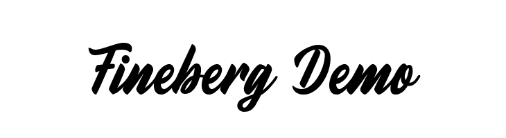 Fineberg Demo  Fuentes Gratis Descargar