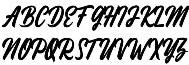 Fineberg Demo Schriftart Groß