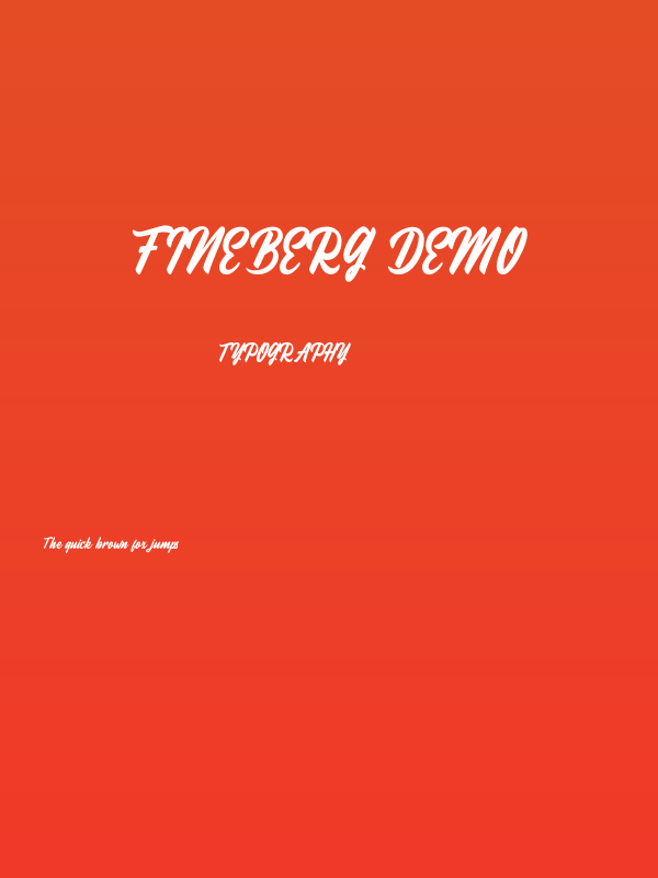 Fineberg Demo Poster