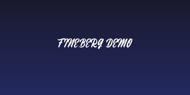 Fineberg Demo Social Header