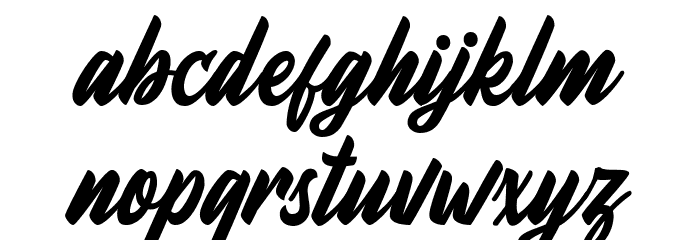 Fineberg Demo Font LOWERCASE