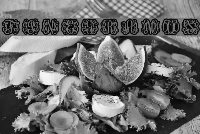 Finegramos Font examples