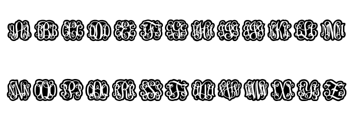Finegramos Font LOWERCASE