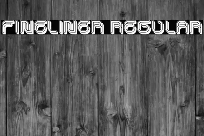 Fineliner Regular Font examples