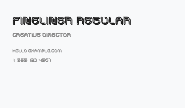 Fineliner Regular Business Card