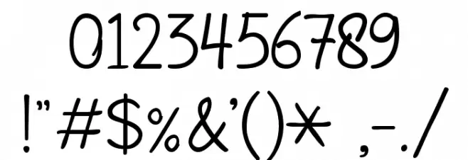 Fineliner Script Font OTHER CHARS