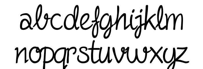 Fineliner Script Font LOWERCASE