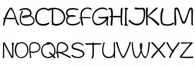 Fineliner Script Шрифта ВЕРХНИЙ