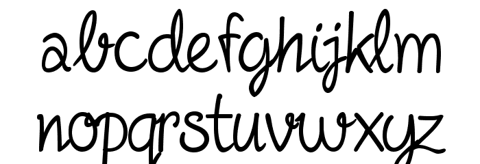 Fineliner Script Font LOWERCASE