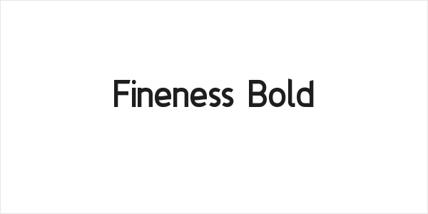 Fineness Bold Logo