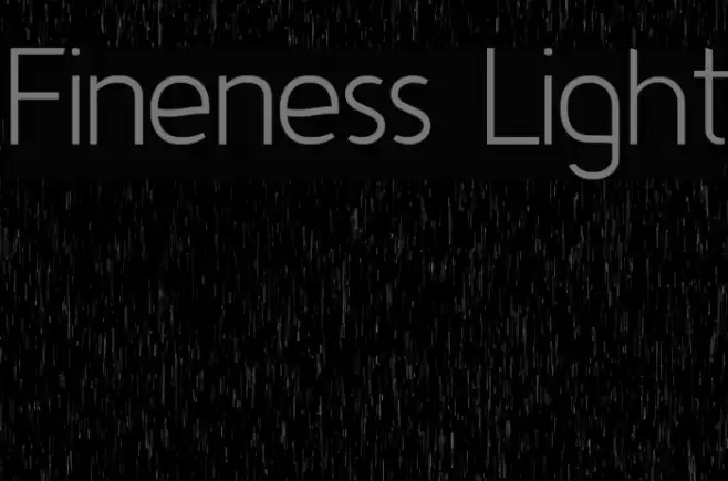 Fineness Light  examples