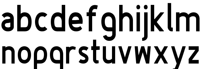 Fineness Pro Black Cond Font LOWERCASE