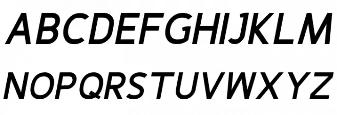 Fineness Pro Black Italic Fonte MAIÚSCULAS